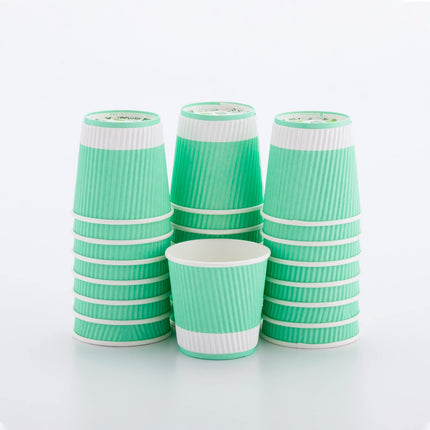 Restaurantware Ripple Wall Coffee Cups 500 Count 4