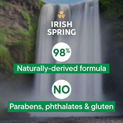 Irish Spring Savon Pain Désodorisant Original, 104,9 g, Lot de 3 (Paquet de 8)