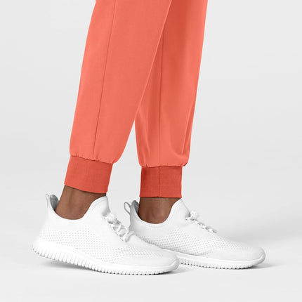WonderWink Women's Jogger Utility Scrub Pant, Sugar Coral, Small