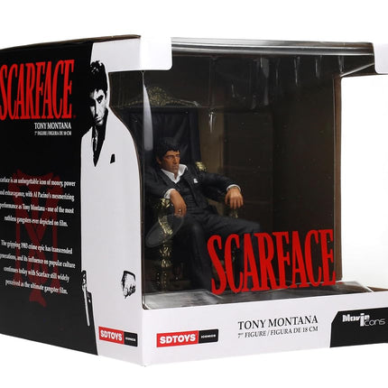 SD Toys Scarface-Tony Montana in Chair Vinyl Action Figure