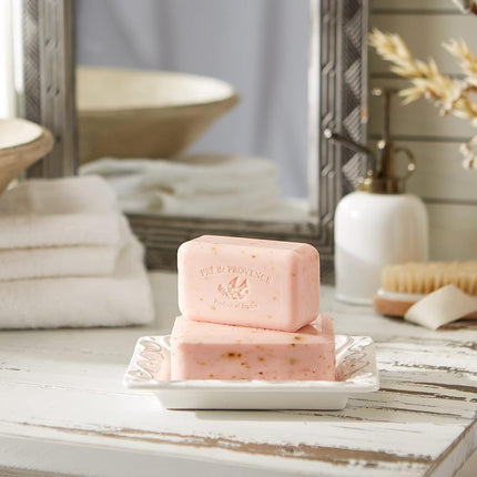 Pre de Provence Shea Butter Enriched Artisanal French Soap Bar (250 g) - Rose Petal