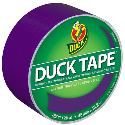 Duck Brand 283138 Color Duct Tape, Purple, 1.88 In