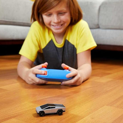 Hot Wheels RC Tesla Rechargeable Radio-Controlled Racing Cars for On- or Off-Track Play, Includes Car, Controller & Adapter for Kids 5 Years+ - GXG30