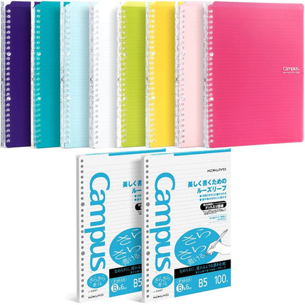 KOKUYO Campus Smart Ring Binder, Up to 25 Sheets, 