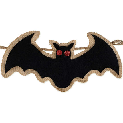 DII Fall Home & Party Décor Spooky Halloween Decorations Indoor & Front Porch, Garland, 72-Inch Length, Bat & Pumpkin