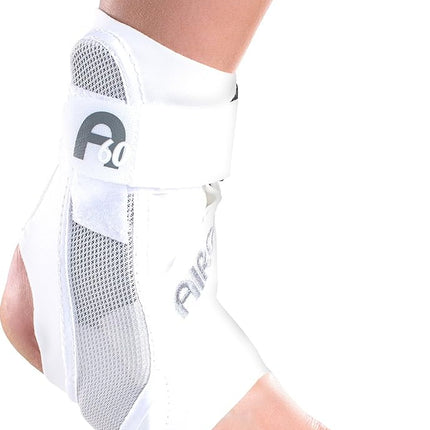 AIRCAST Orthopedic Ankle Support Model A60 Lightweight to help prevent and cure sprains, fractures, instability, tarsal tunnel syndrome, AC141AB05 - White, Large, Right