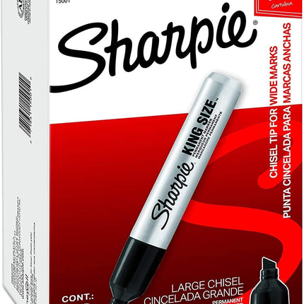 Sharpie 15001 Box of 12 Sharpie King Size Chisel T