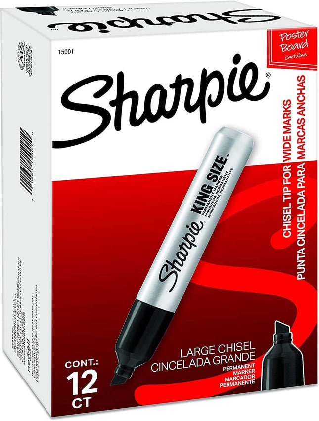 Sharpie 15001 Box of 12 Sharpie King Size Chisel T