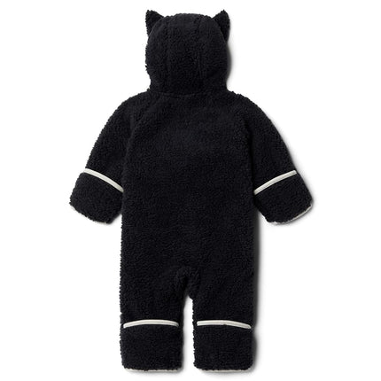 Columbia Youth Infant Foxy Baby Sherpa Bunting, Fleece romper, Black/Chalk, 6/12