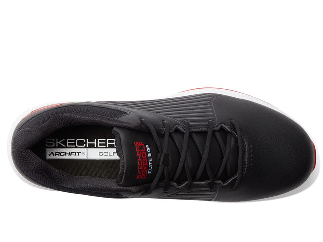 Skechers Go Golf Elite 5 Gf Zapatillas de Golf con Clavos Hombre Negro/Rojo 7 UK