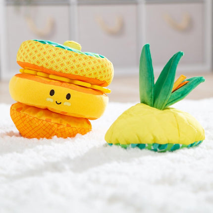 Melissa & Doug Pineapple Soft Stacker | Sensory Baby Toy for Early Learning | 6-12 Months