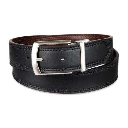Dickies Men's Two-in-One Reversible Casual Belt, Black/Brown, X-Large (42-44)
