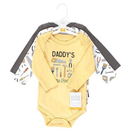Hudson Baby grenouillères à manches longues en coton unisexe pour bébé, chantier de construction, 3-6 mois