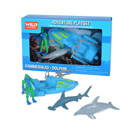Junior Adventure Playset (Shark and Dolphin)