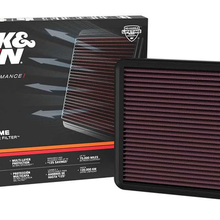 K&N Engine Air Filter: High Performance, Premium, 