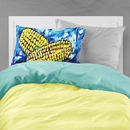 Caroline's Treasures MW1235PILLOWCASE Two Corn Please Fabric Standard Pillowcase, Standard, Multicolor