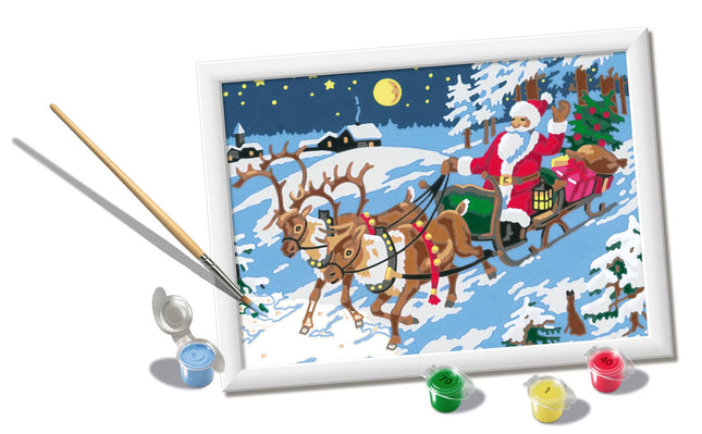Ravensburger CreArt The Night Before Christmas Numbers for Children - Painting Arts and Crafts Kits for Age 7 Years Up