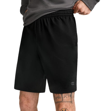Champion Men's Sport, Moisture Wicking, Athletic, Gym Shorts (Reg. Or Big & Tall), Black Reflective C, Large