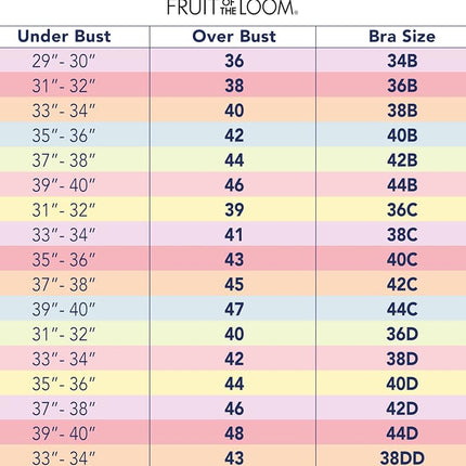 Fruit of the Loom Women's Seamed Soft Cup Wirefree Cotton Bra, White/Sand, 36D