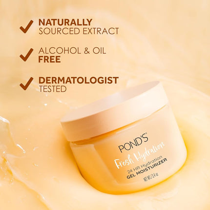 POND'S - Say hello to 24-hour hydration and a glowing complexion with the Hydrating Gel with Orange Extract and Vitamin C by POND'S