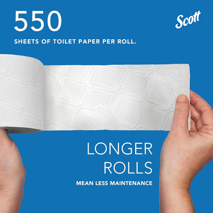 Scott® Professional Standard Roll Bathroom Tissue (04460), 2-Ply, White, (80 Rolls or Pack of 80)