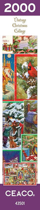 Ceaco - Collage de Noël Vintage - Puzzle de 2000 pièces