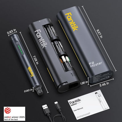 Fanttik F2 Master Mini Cordless Rotary Tool Kit for 3D Printer Sanding