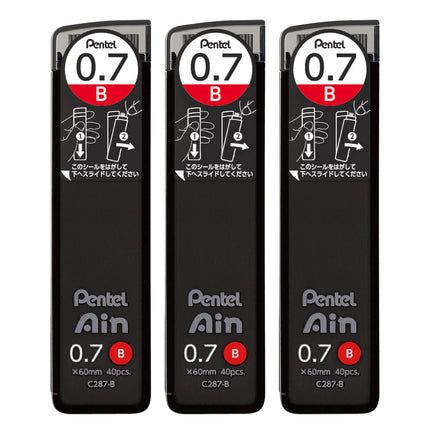 Pentel AMZ-XC287B3P Sharp Lead Pentel Ain 0.7mm B 