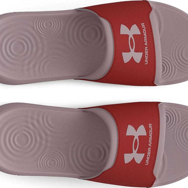 Under Armour Ignite Select Slides, (103) Tetra Gray/Earthen Orange/Black, 6 UK