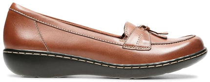 Clarks Women's Ashland Bubble Slip-On Loafer, Brown Multi, 4 UK