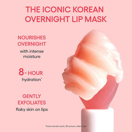 LANEIGE Minty Lip Duo: Peppermint Lip Sleeping Mask and Candy Cane Lip Glowy Balm for Soft, Hydrated Lips