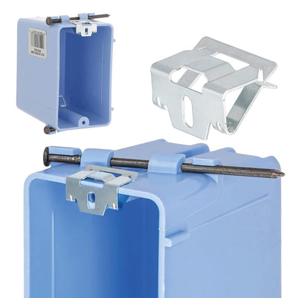 RACO 8988RAC Repair Clip for Plastic Electric Boxes, 10 pcs. per Bag