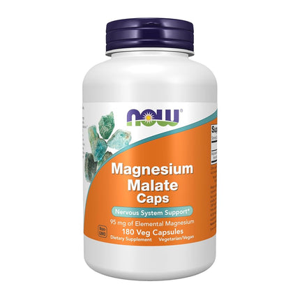 Now Foods Supplements, Magnesium Malate Caps with 