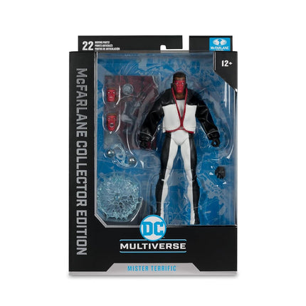 Figura de colección McFarlane DC Multiverse Mister Terrific (JSA) de 7 pulgadas #27