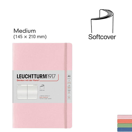 LEUCHTTURM1917 361594 Notebook Muted Colours (A5) Soft Cover Bellini Lined