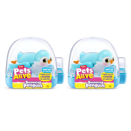 Pets Alive Swimming Penguin 2 PACK by ZURU