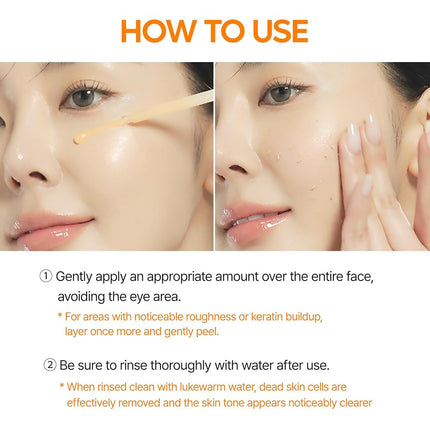 Dr.Melaxin Peel Shot Exfoliating Serum with Kojic Acid and Turmeric for Brightening and Exfoliation 80ml
