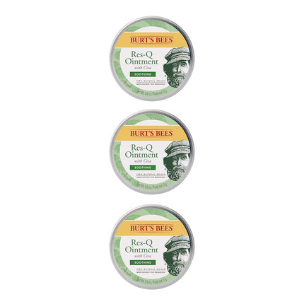 Burt's Bees 100% Natural Res-Q Ointment, 0.6 Ounces (Pack of 3)
