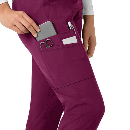 Carhartt Tall Size Women's Force Jogger Pant, Wine, M Petite