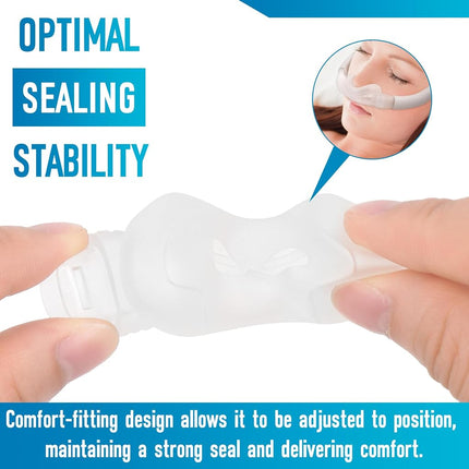 2 Pack Seal Securely Cushions for AirFit N30i Comfortabe and Unobtrusive Design Replacement CPAP Supplies NO Irritation & Soreness Old Version - Small