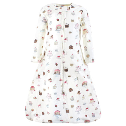 Gigoteuse en Jersey de Coton à Manches Longues Hudson Baby Unisexe pour Bébé, Couverture, Douce Boulangerie, 6-12 Mois