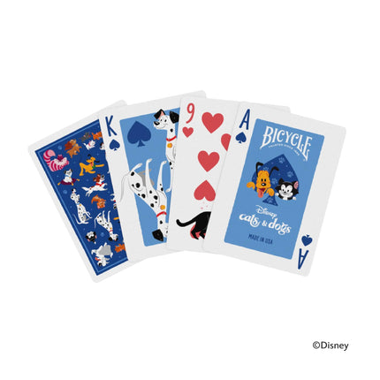 Bicycle Disney Cat and Dogs Playing Cards for Fans and Collectors