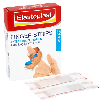 Elastoplast Finger Strip Extra Flexible Plasters (Pack of 16)