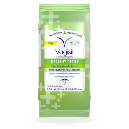 Vagisil Wipes for All Over Cleaning, Health Detox,