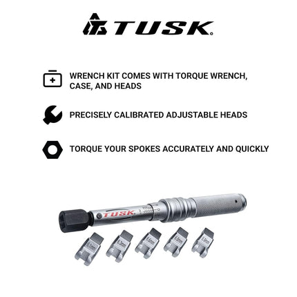 Tusk 134-093-0002 Spoke Torque Wrench Kit