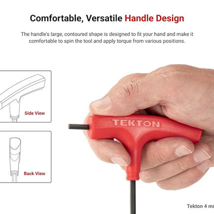TEKTON Clé Allen à poignée en T à embout sphérique de 6 mm | KTX38060