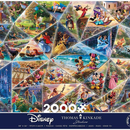 Ceaco - Thomas Kinkade - Disney Collage - Puzzle de 2000 pièces