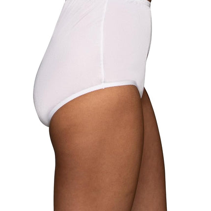 Vanity Fair Women's Perfectly Yours Ravissant Tailored Nylon Brief (Pack of 3) - White -