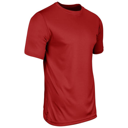 CHAMPRO Vision Lightweight Polyester T-Shirt Jersey, Youth Large, Scarlet