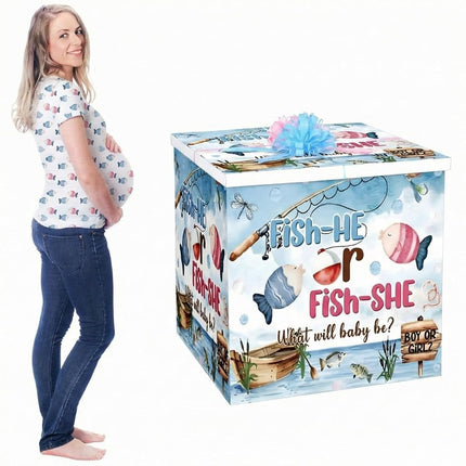 AmazingSpark 28in Giant Gender Reveal Gift Box Kit